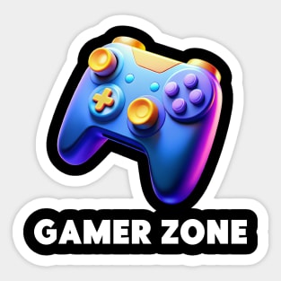 gamer zone console Sticker